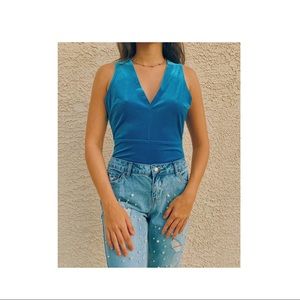 GUESS turquoise bodysuit